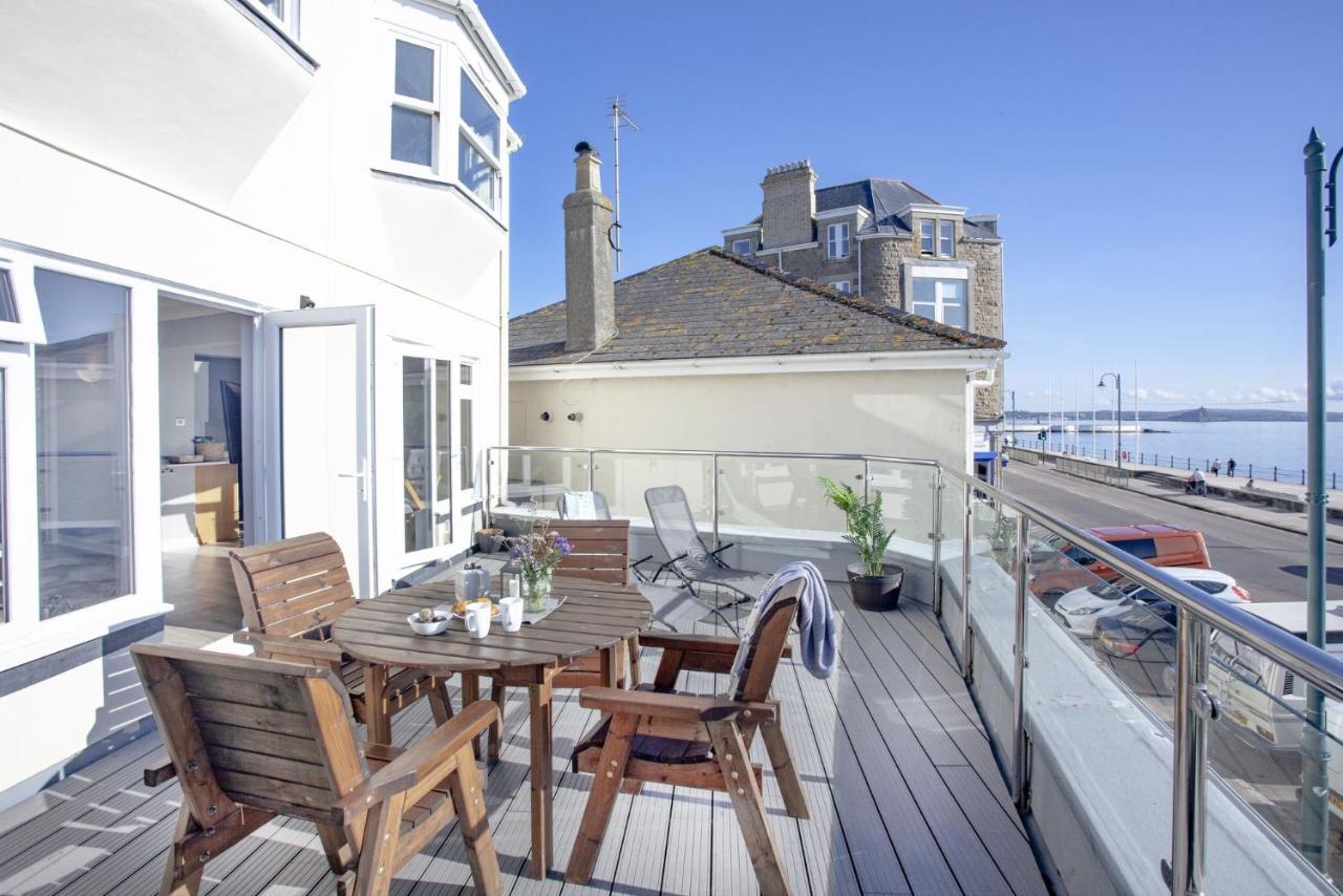 Atlantic View, Penzance Apartment Bagian luar foto